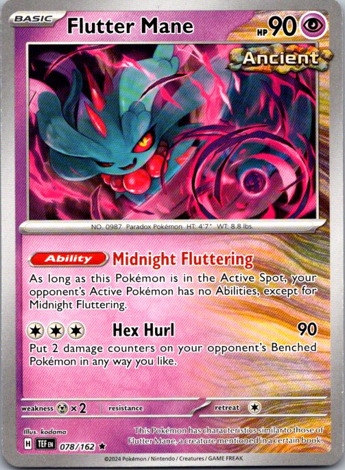 Flutter Mane - Rare Deck Exclusives 078/162 NM