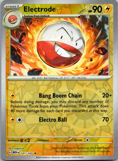 Electrode Rare SV: Scarlet & Violet 151 101/165 NM