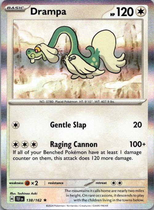 Drampa - Rare SV05: Temporal Forces 138/162 NM