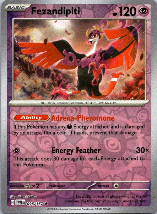 Fezandipiti Rare SV06: Twilight Masquerade 096/167 NM