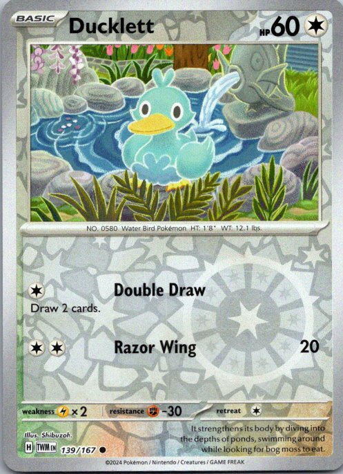 Ducklett Common SV06: Twilight Masquerade 139/167 NM