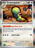 Dudunsparce Rare SV05: Temporal Forces 129/162 NM