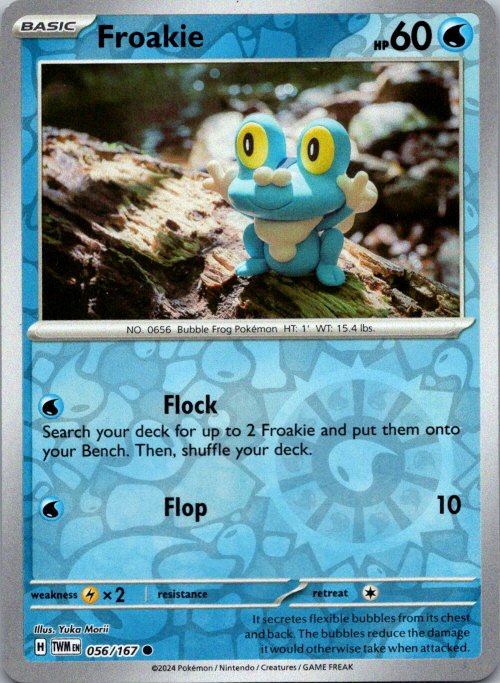 Froakie Common SV06: Twilight Masquerade 056/167 NM