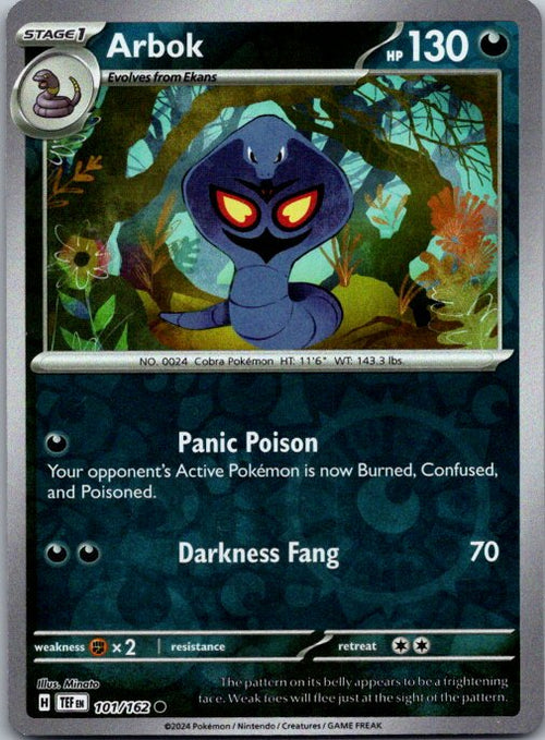 Arbok - Common SV05: Temporal Forces 101/162 NM