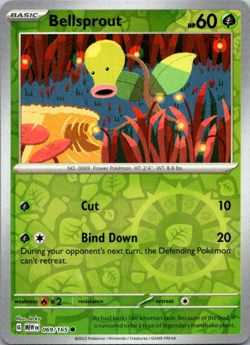 Bellsprout Common SV: Scarlet & Violet 151 069/165 NM