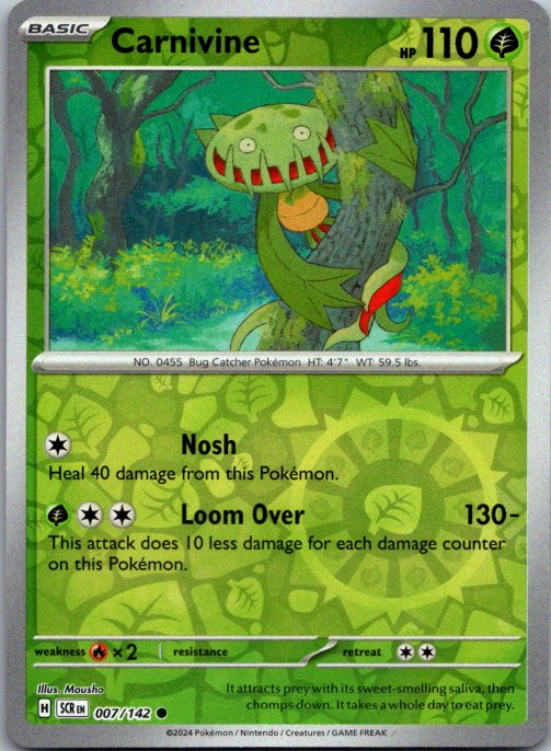 Carnivine Common SV07: Stellar Crown 007/142 NM