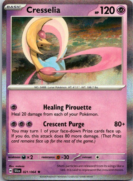 Cresselia Rare SV: Shrouded Fable 021/064 NM