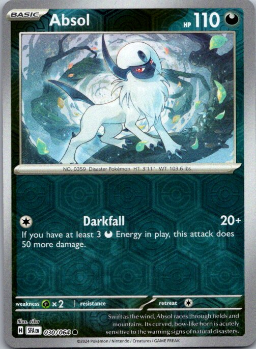 Absol Common SV: Shrouded Fable 030/064 NM